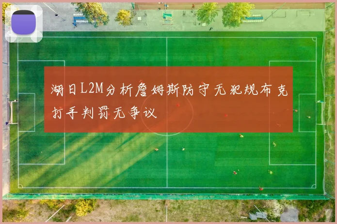 湖日L2M分析詹姆斯防守无犯规布克打手判罚无争议